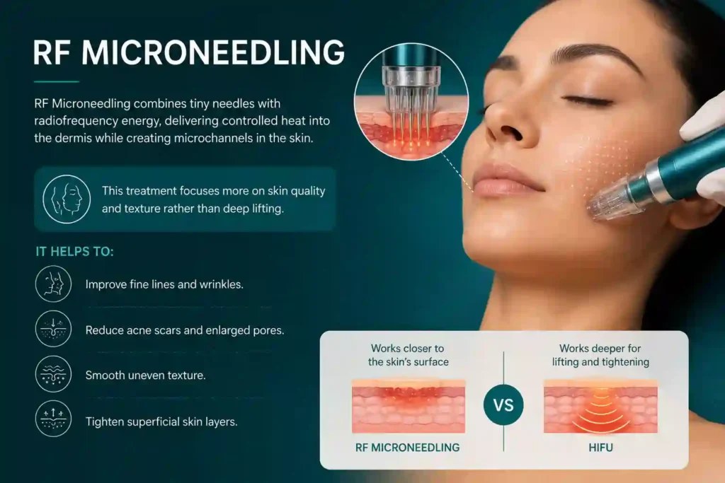 What Does RF Microneedling Do That HIFU Alone Cannot Windsor