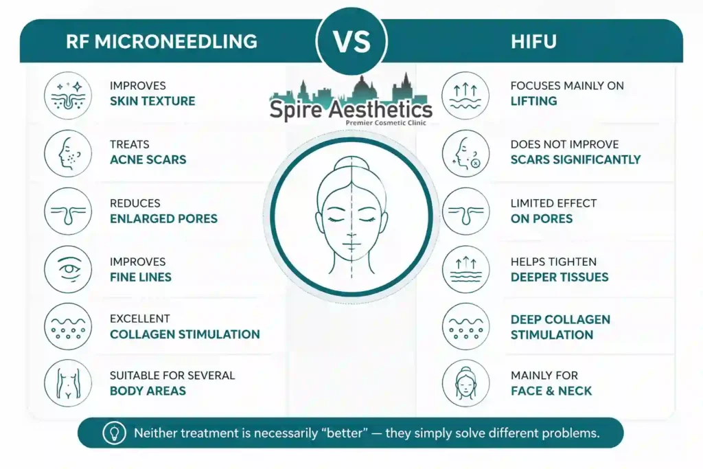 RF Microneedling vs HIFU: Which Treatment Gives Better Results Windsor?